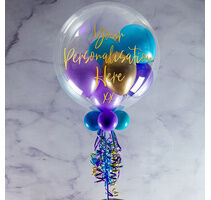 13th Birthday Personalised Multi Fill Bubble Balloon