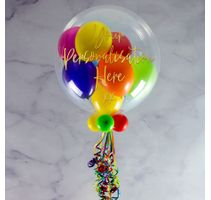 16th Birthday Personalised Multi Fill Bubble Balloon