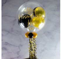 Happy Retirement Personalised Multi Fill Bubble Balloon