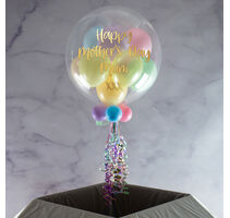 Personalised Balloon-Filled Mother's Day Bubble Balloon