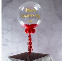 Personalised 40th / Ruby Wedding Anniversary Bubble Balloon