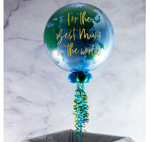 'Best Mum In The World' Mother's Day Personalised Bubble Balloon