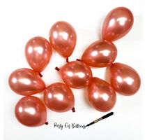 5" Rose Gold Scatter Balloons (Pack of 10)