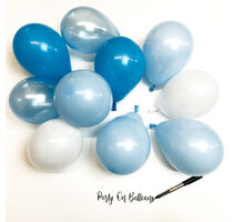 5" Light Blue Shades Scatter Balloons (Pack of 10)