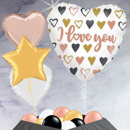 'I Love You' Giant Heart Balloon Package