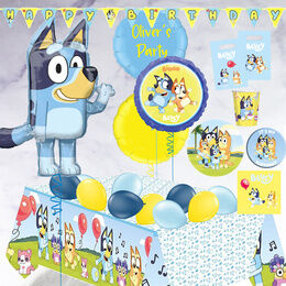 Bluey 'Party In A Box' with Inflated Balloons
