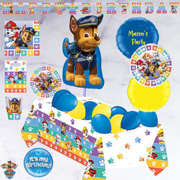 Paw Patrol: Chase 'Party In A Box' with Inflated Balloons