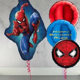 Spiderman &amp; Friends Inflated &amp; Personalised Balloon Set