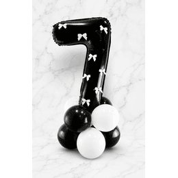 Bowtique Number Balloon Display
