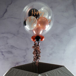 13th Birthday Personalised Multi Fill Bubble Balloon