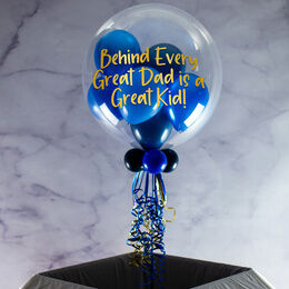 'I'm The Best Kid' Father's Day Personalised Bubble Balloon