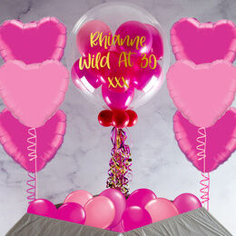 Dark Pink Balloon Package