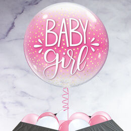 Baby Girl Printed Bubble Balloon