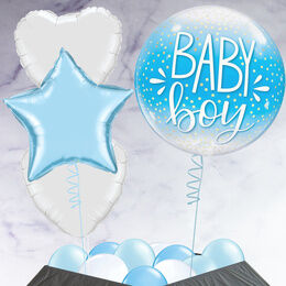 Baby Boy Printed Bubble Balloon Package