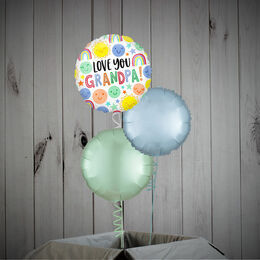 'Love You Grandpa' Foil Balloon Set