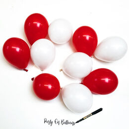 5" Candy Cane Scatter Balloons (Pack of 10)