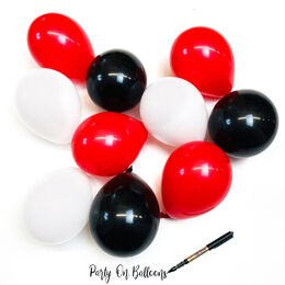 5" Mickey Mouse Themed Scatter Balloons (Pack of 10)