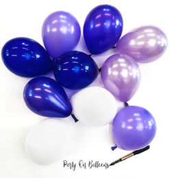 5" Purple Shades Scatter Balloons (Pack of 10)