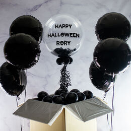 Black Feathers Balloon Package