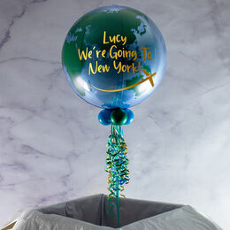 Holiday Reveal World Bubble Balloon