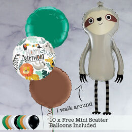 Jungle Sloth Balloon Package