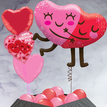 Huggable Hearts Valentine's Day Balloon Package