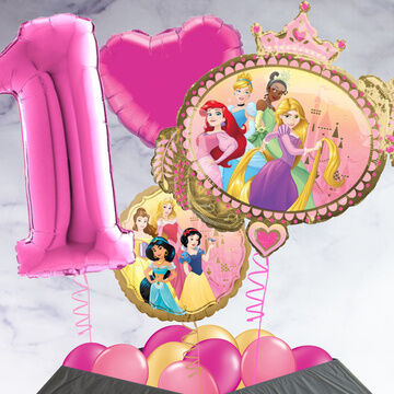 Disney Princesses Inflated Birthday Balloon Package