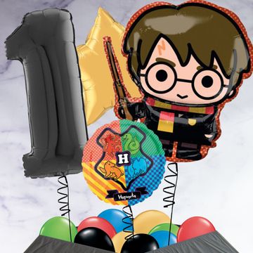 Harry Potter Balloons – 5-Pack Hogwarts Birthday Decorations, Multicolor