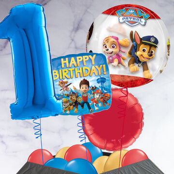Paw Patrol Inflated Birthday Balloon Package