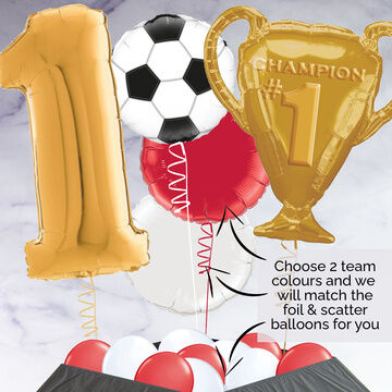 Ultimate Football Fan Inflated Birthday Balloon Package