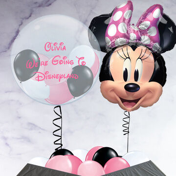 'We're Going To Disneyland' Reveal Minnie Foil Balloon Package