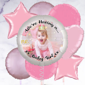 Baby Pink Photo Upload Balloon