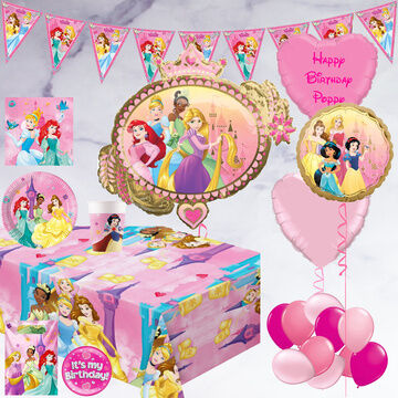 Disney Princess 'Party In A Box' with Inflated Balloons