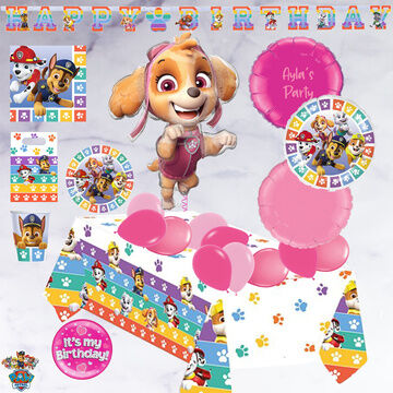 Paw Patrol: Skye 'Party In A Box' with Inflated Balloons