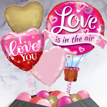 'Love Is In The Air' Valentine's Day Balloon Package