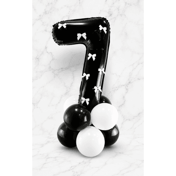 Bowtique Number Balloon Display