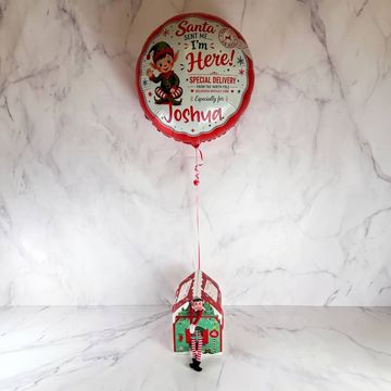 Elf Arrival Balloon with House