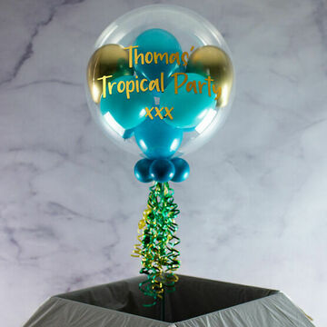 'Happy Mother's Day From Bump' Personalised Multi Fill Bubble Balloon
