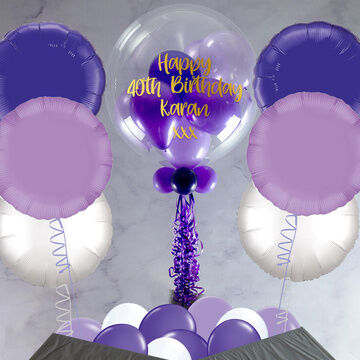 Purple Shades Balloon Package
