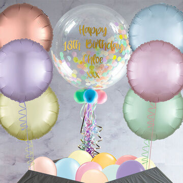 Pastel Confetti Balloon Package