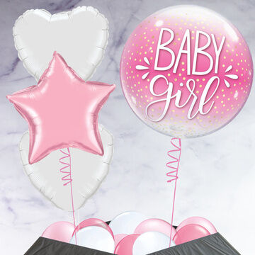 Baby Girl Printed Bubble Balloon Package