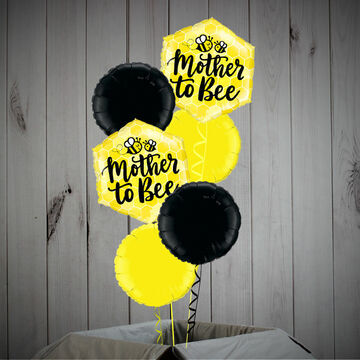 'Mother To Bee' Foil Balloon Set