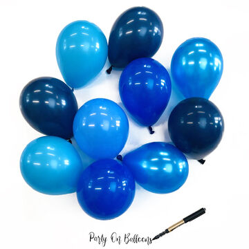 5" Dark Blue Scatter Balloons (Pack of 10)