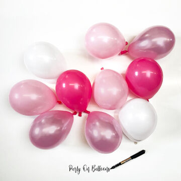 5" Light Pink Scatter Balloons (Pack of 10)