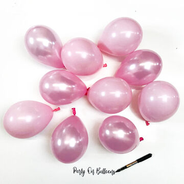 5" Light Pink Shades Scatter Balloons (Pack of 10)