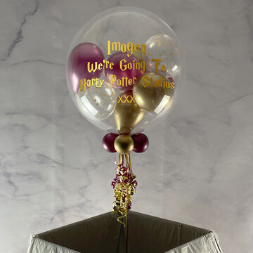"We're Going To Harry Potter Studios/World" Reveal Balloon