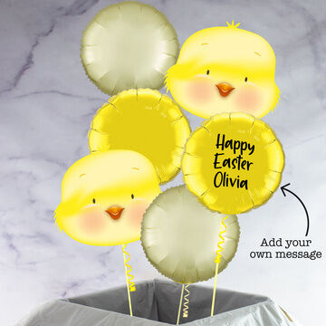 Easter Chick Foil Balloon Package
