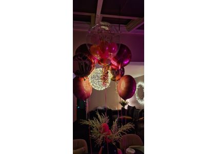 Customer image of Pink Glamour Balloon Package