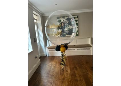 Customer image of Congratulations Personalised Confetti Bubble Balloon