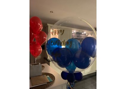 Customer image of 18th Birthday Personalised Multi Fill Bubble Balloon